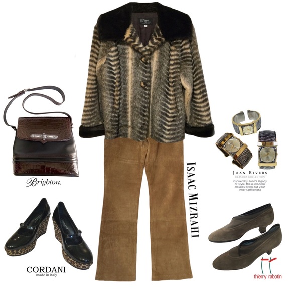 Isaac Mizrahi Tan Spring Suede Bootleg Pants, Perfect Mid Season, Sz 8 NWT - Picture 16 of 16